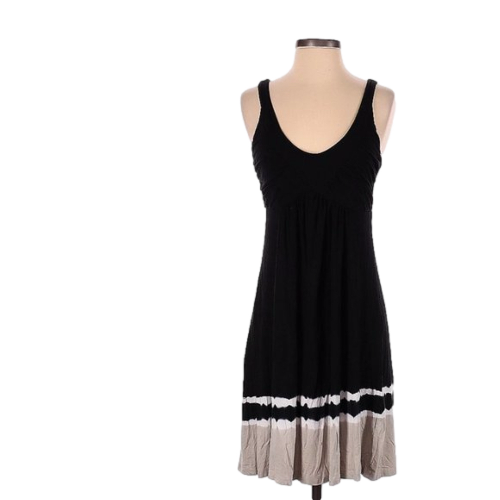 Green Dragon Sleeveless Black Dress Size XS